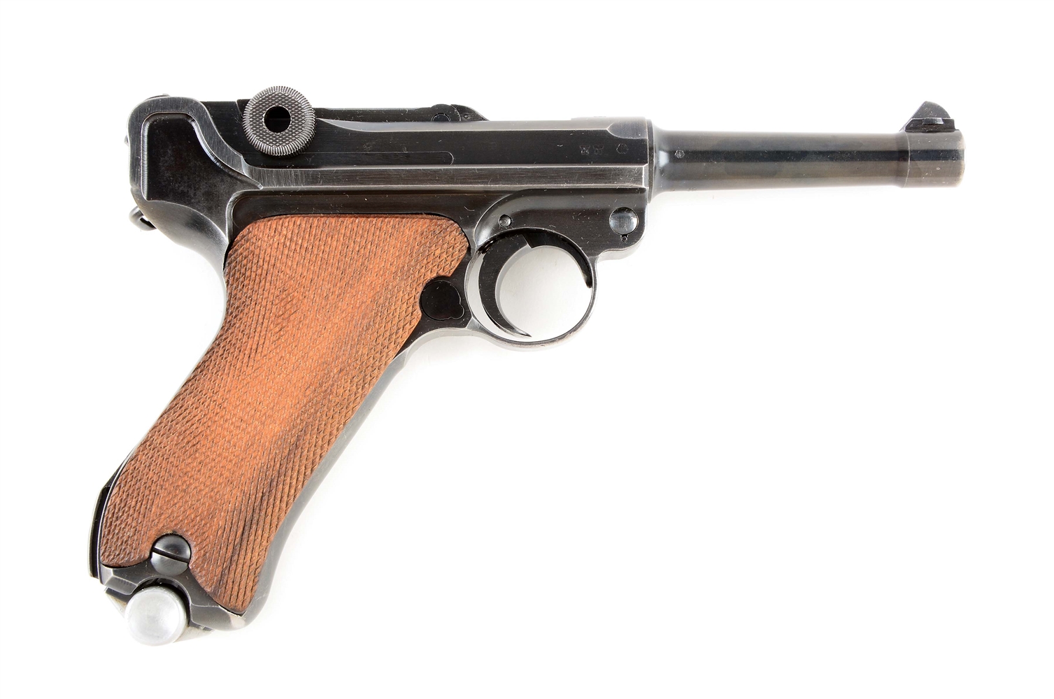 (C) NAZI MARKED 1938 DATED S/42 CODE LUGER SEMI-AUTOMATIC PISTOL.