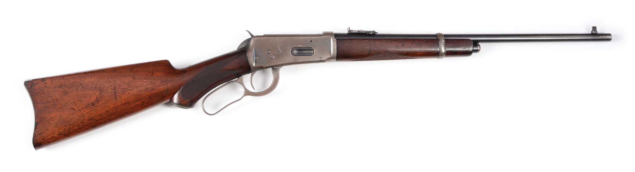 (A) WINCHESTER MODEL 1894 DELUXE LEVER ACTION CARBINE.