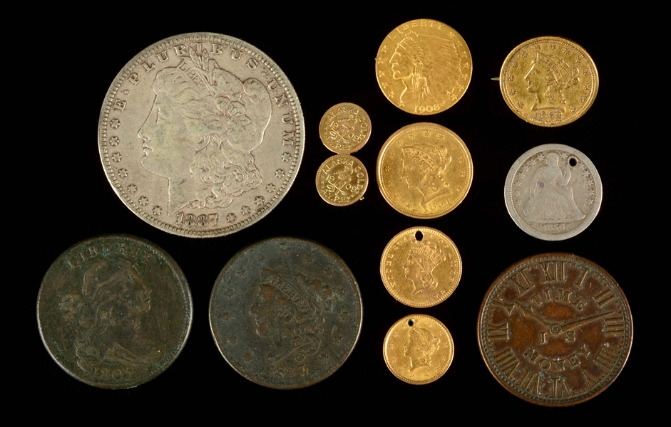 COLLECTION OF U.S.A. COINS.