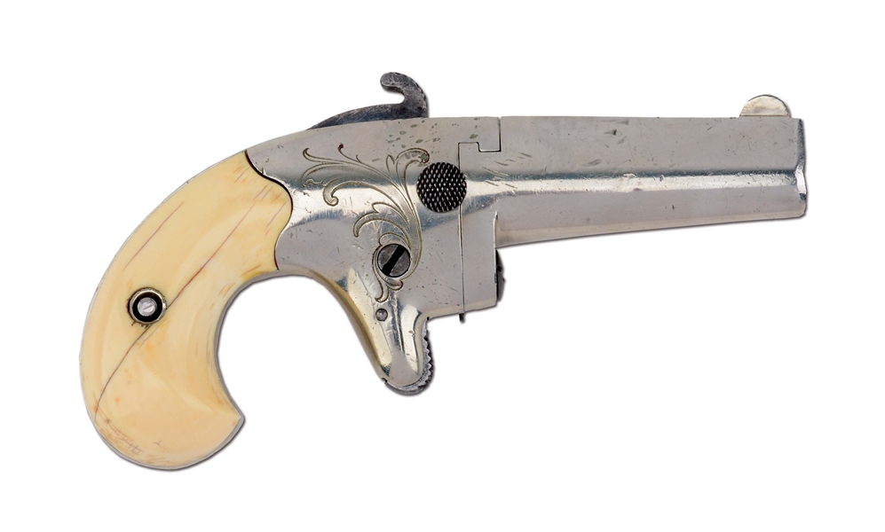 (A) ULTRA RARE COLT 2ND MODEL DERRINGER WITH BARREL OF METAL FROM AM. STERLING CO.