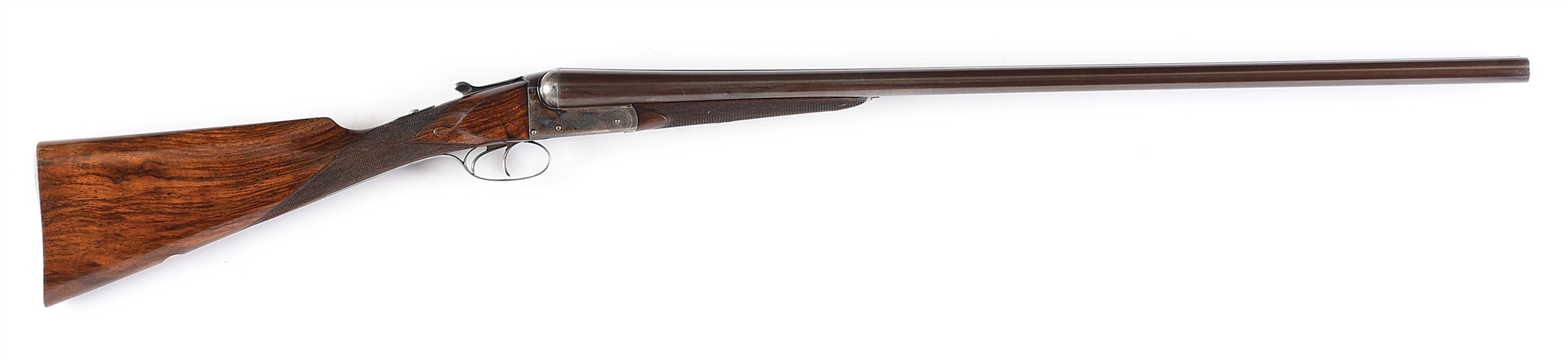 (A) RARE JAMES PURDEY & SONS "GRADE C" BOXLOCK GAME SHOTGUN INCORPORATING W. ANSON PATENT EJECTOR OF 1884/6 IN  CASE.