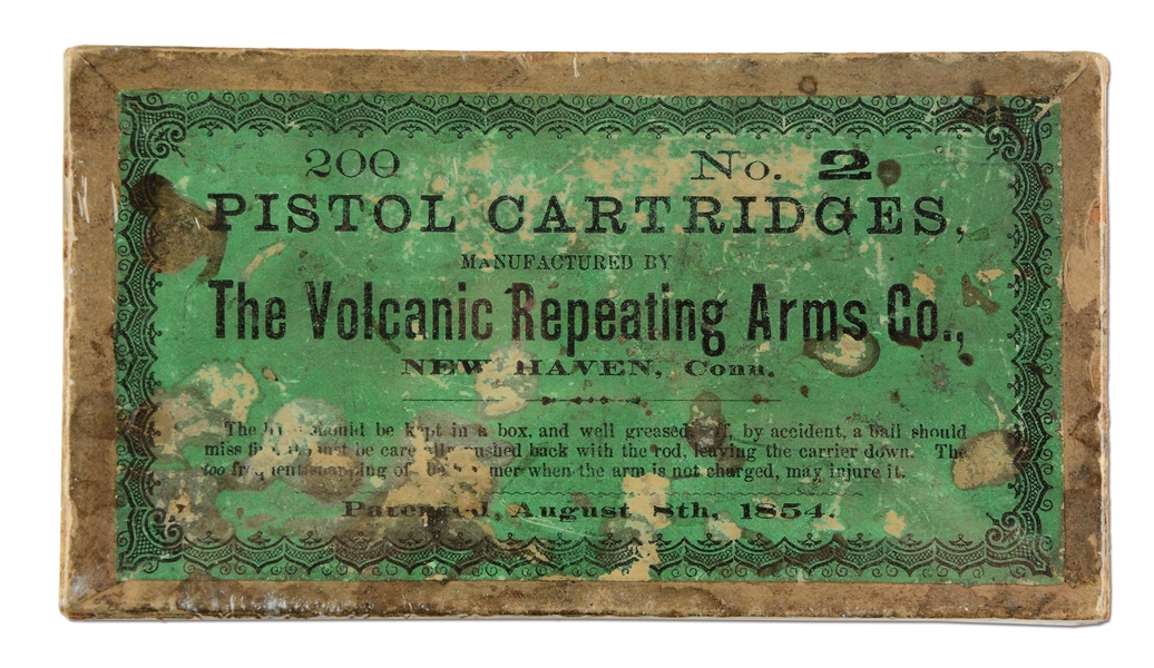 THE VOLCANIC REPEATING ARMS CO. NUMBER TWO CARTRIDGE BOX.