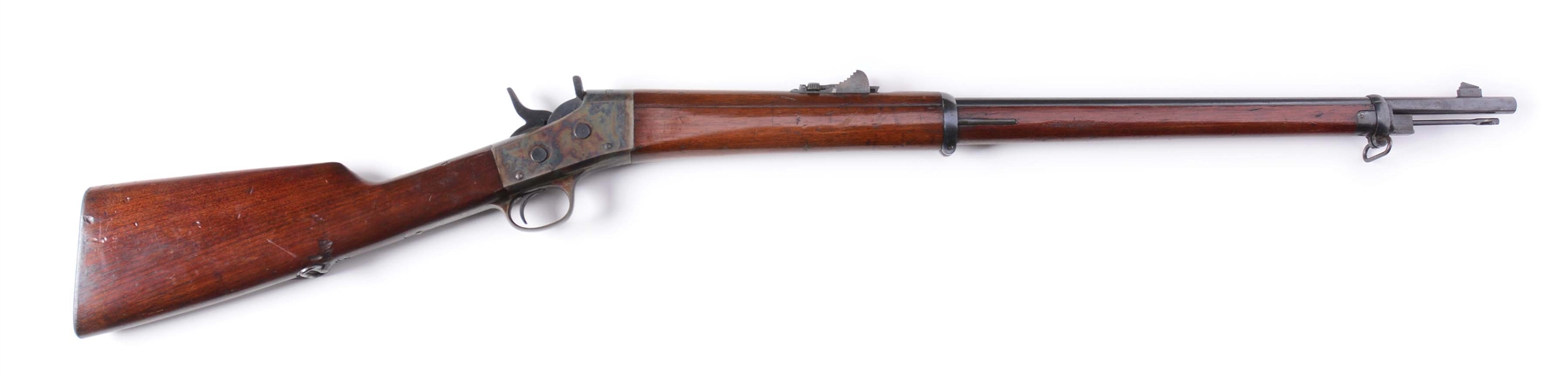 (A) EXCEPTIONALLY RARE REMINGTON MODEL 1896 ROLLING BLOCK RIFLE, ONE OF APPROXIMATELY 35 SUPPLIED TO "USS NIAGARA" FOR SERVICE IN THE SPANISH AMERICAN WAR.