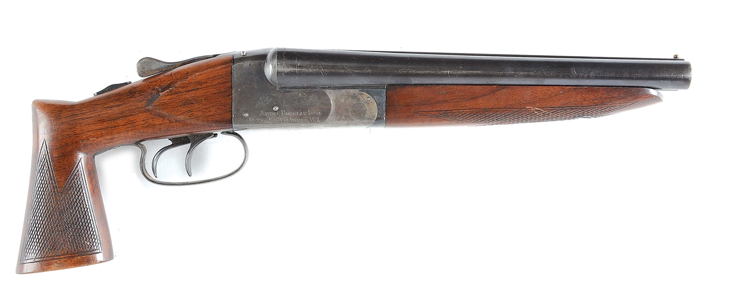 (N) ITHACA NID AUTO & BURGLAR 20 GAUGE SIDE BY SIDE SHOTGUN (REGISTERED AS "ANY OTHER WEAPON") 