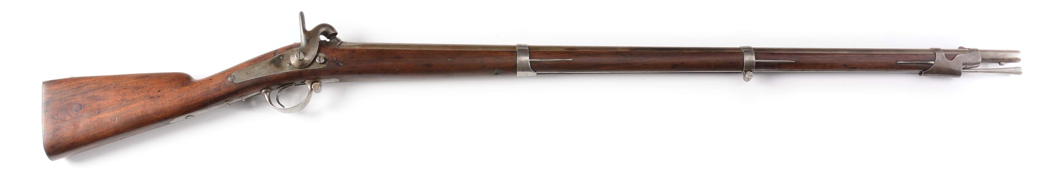 (A) FRENCH MODEL 1842 PERCUSSION RIFLE BY CHATELLERAULT (1848).