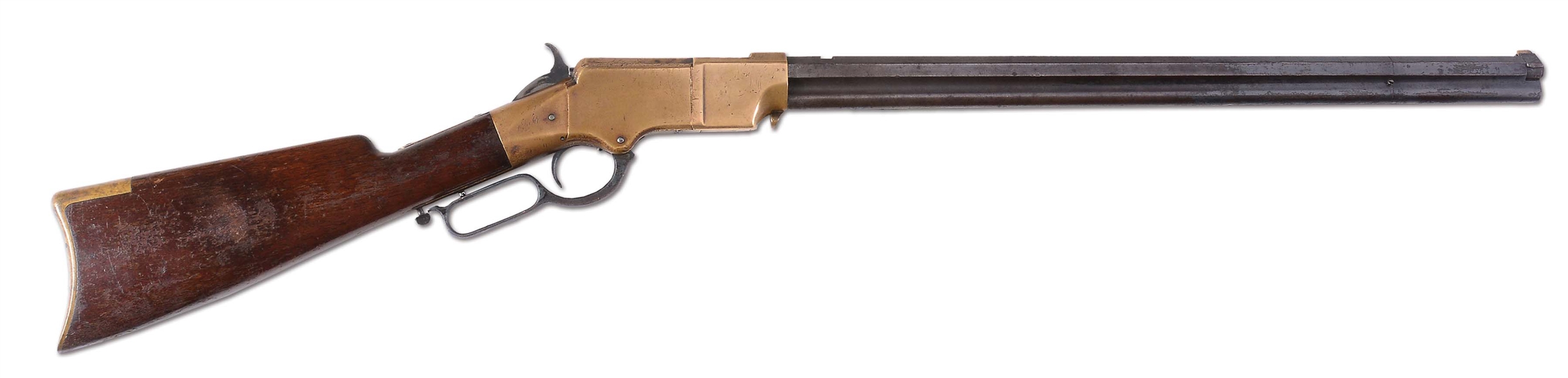 (A) WINCHESTER MARTIALLY MARKED MODEL 1860 HENRY LEVER ACTION RIFLE (1863).