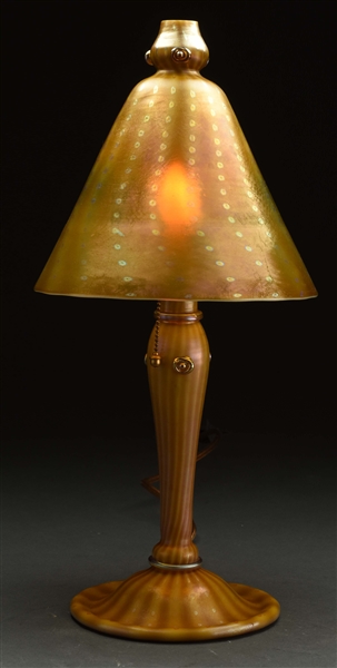 TIFFANY ARABIAN BOUDOIR LAMP.