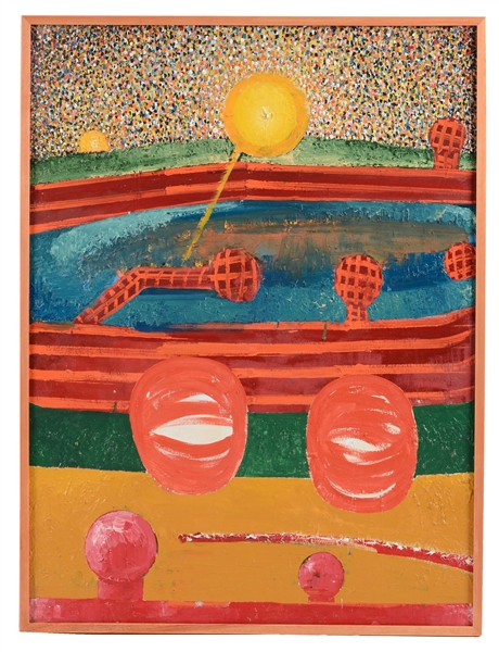 LEWIS LANZA RUDOLPH (AMERICAN, 1949-2012) "SUNSET."
