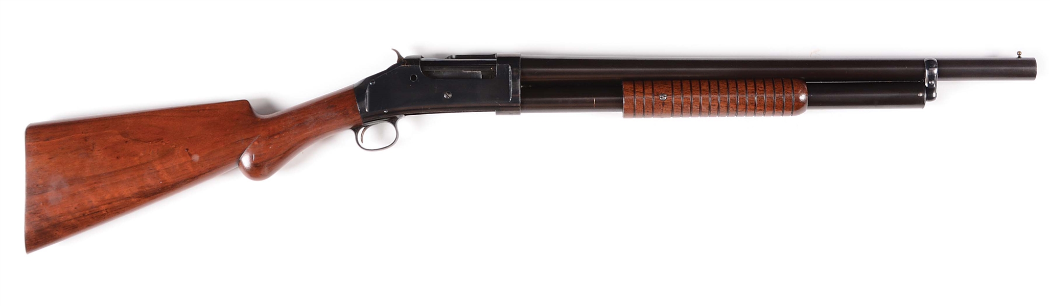 (A) EXCEPTIONAL WINCHESTER MODEL 1893 RIOT SHOTGUN ONE OF CONSECUTIVE PAIR