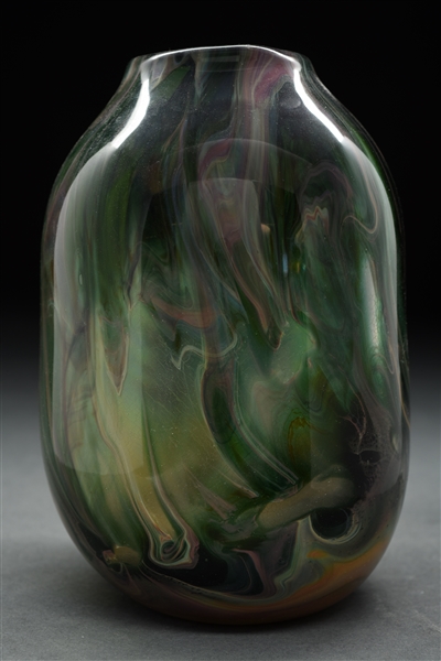 TIFFANY EXHIBITION PAPERWEIGHT VASE.