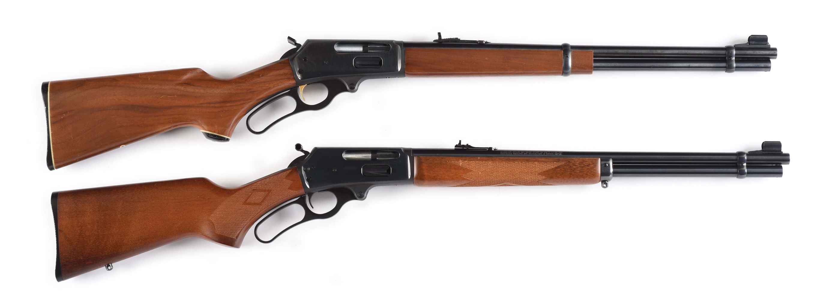 (M) LOT OF 2: NIB MARLIN 30AS AND AS NEW MARLIN 336 LEVER ACTION RIFLES.