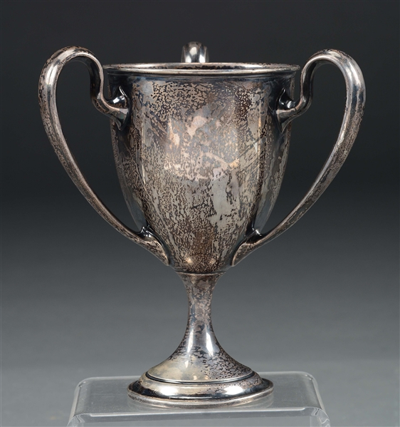 FANTASTIC STERLING SILVER SHOOTING TROPHY WON BY ARTHUR W. DUBRAY "THE GAUCHO" IN 1904 DURING HIS TIME IN KENTUCKY