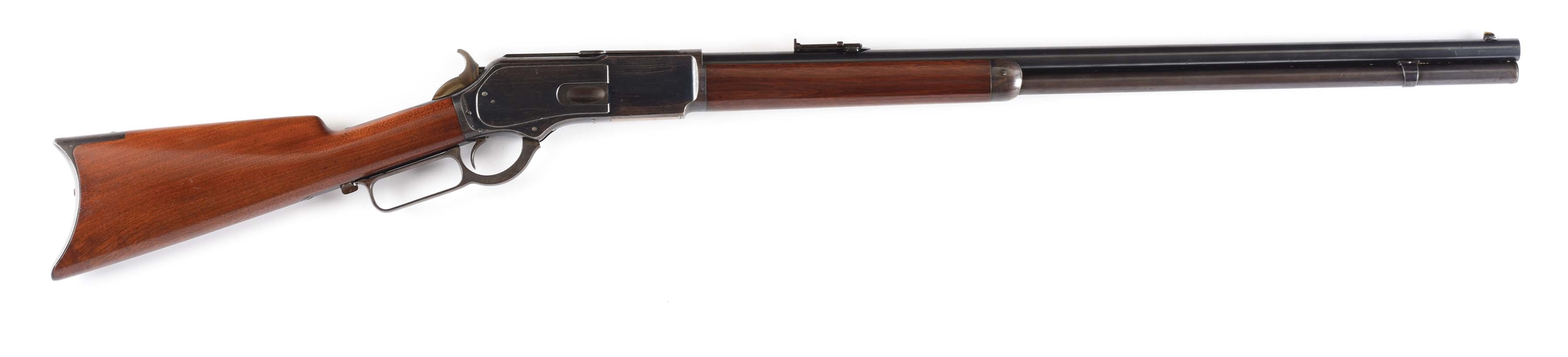 (A) SUPERB WINCHESTER 1876 LEVER ACTION RIFLE