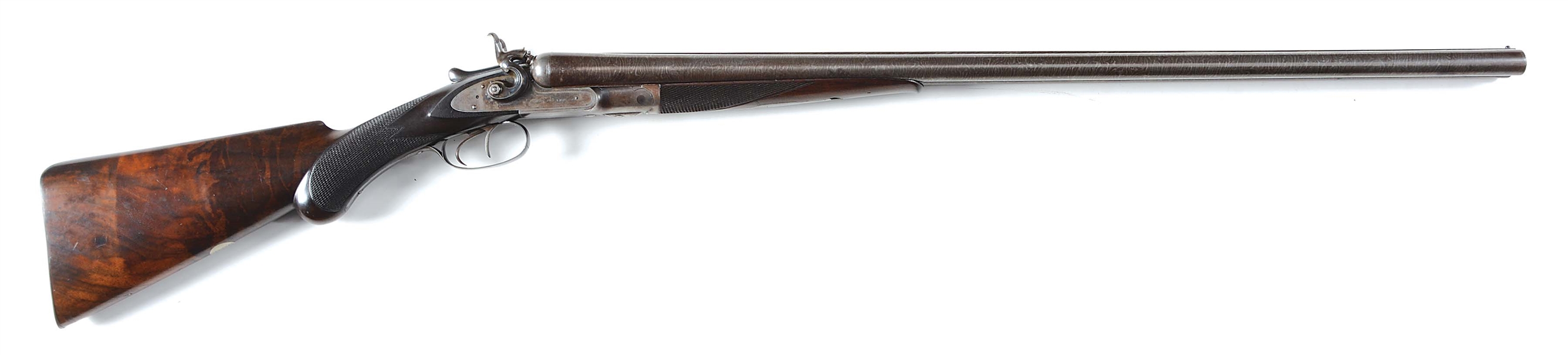 (A) COLT MODEL 1878 DOUBLE HAMER SXS 12 GAUGE SHOTGUN.