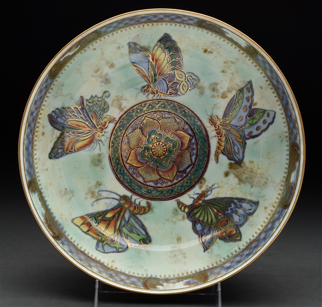 LARGE WEDGWOOD BUTTERFLY LUSTRE BOWL.