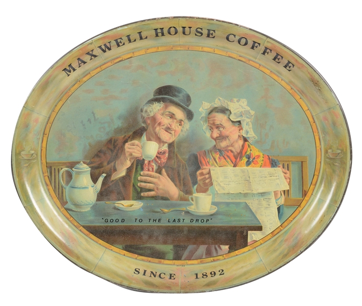 MAXWELL HOUSE ADVERTISING TRAY.