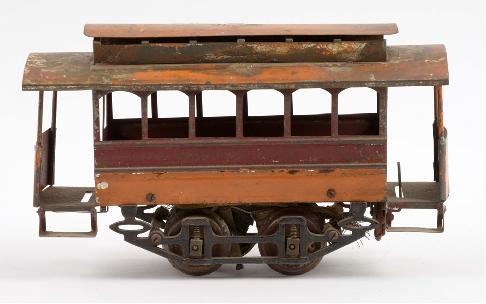 EARLY KNAPP ELECTRIC TRACTION TROLLEY.
