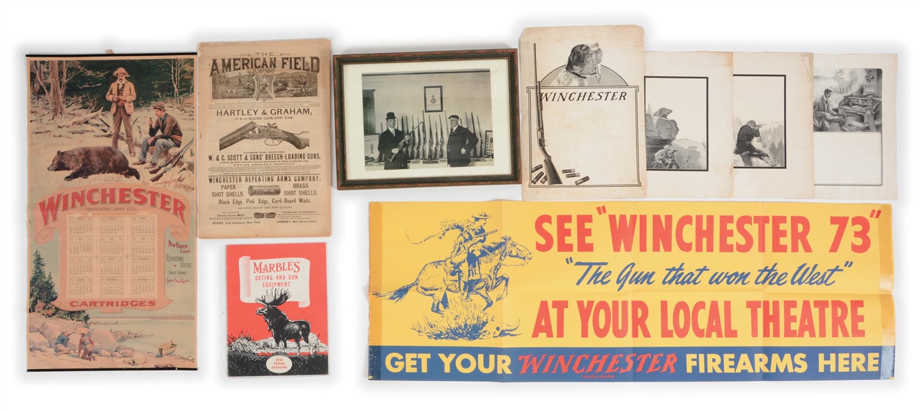 LOT OF 5: ASSORTED FIREARMS ADVERTISING.