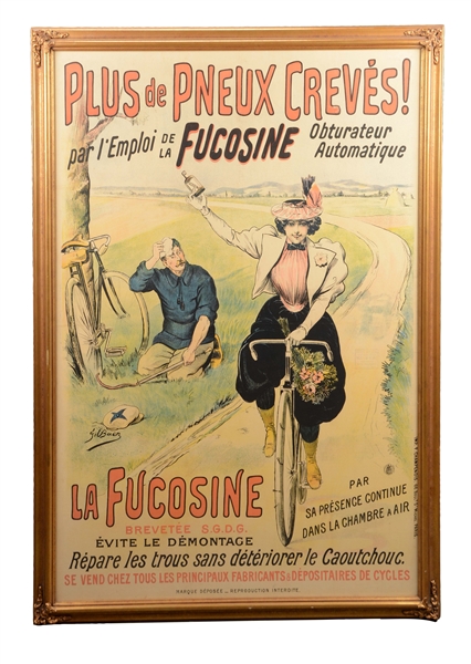 GIL BAER (FRENCH, 1859-1931) "LA FUCOSIN" FRENCH ADVERTISING POSTER.  