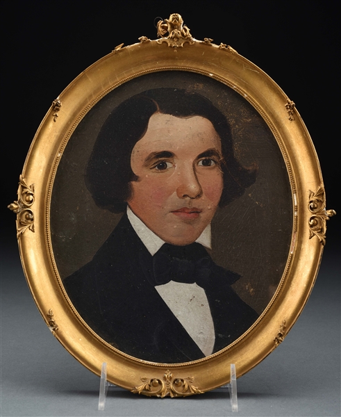 WILLIAM MATTHEW PRIOR (AMERICAN, 1806-1873) PORTRAIT OF ROBERT BRUCE OF RHODE ISLAND.