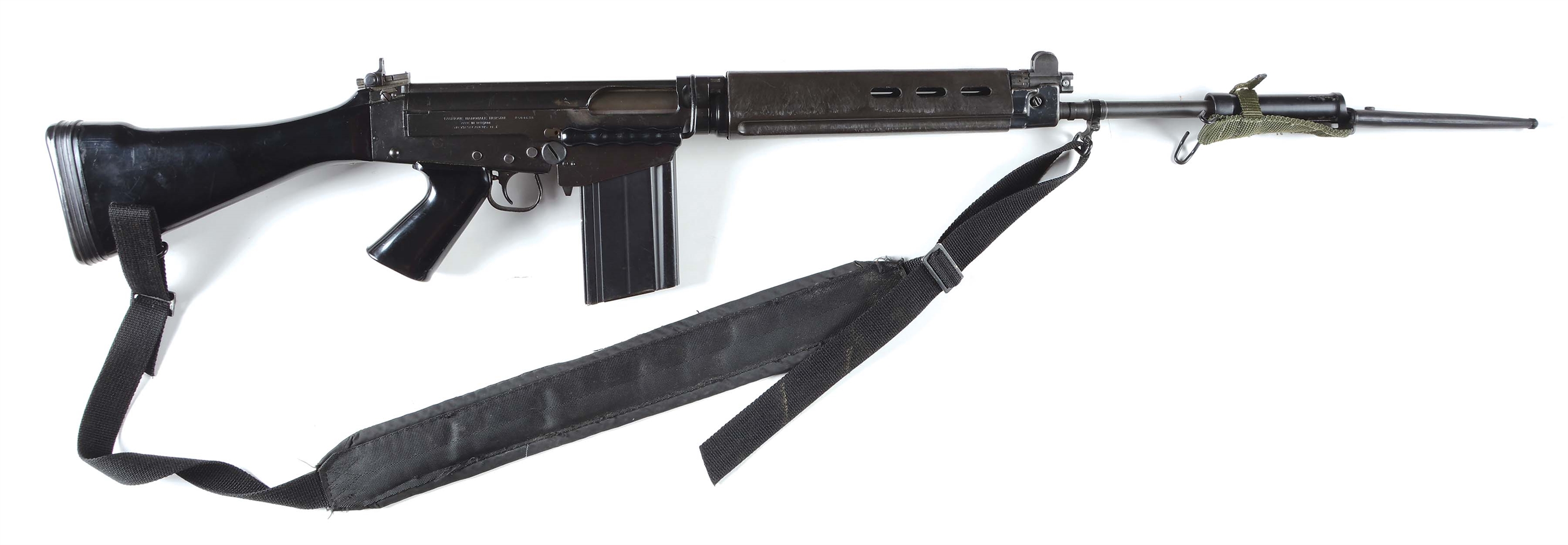 (M) FABRIQUE NATIONALE FAL 50.00 MATCH .308 SEMI-AUTOMATIC RIFLE WITH BAYONET.