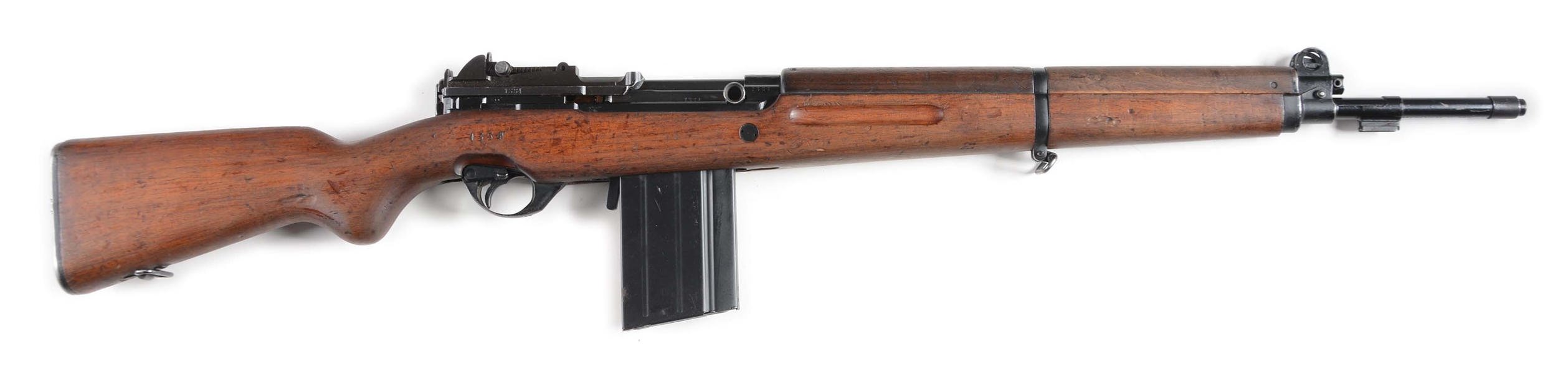 (C) FN-49 ARGENTINE NAVY SEMI-AUTOMATIC RIFLE.