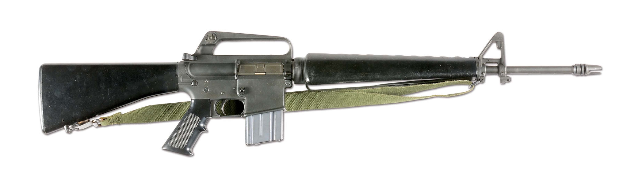 (N) DESIRABLE HIGH CONDITION EARLY COLT AR-15 CONVERTED TO M16 MACHINE GUN BY PEARL MANUFACTURING (FULLY TRANSFERABLE).