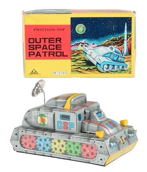 TIN LITHO FRICTION OUTER SPACE PATROL.