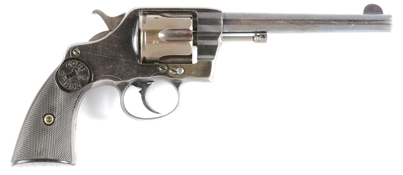 (A) SPANISH-AMERICAN WAR IDD COLT MODEL 1892 DOUBLE ACTION REVOLVER (1894).