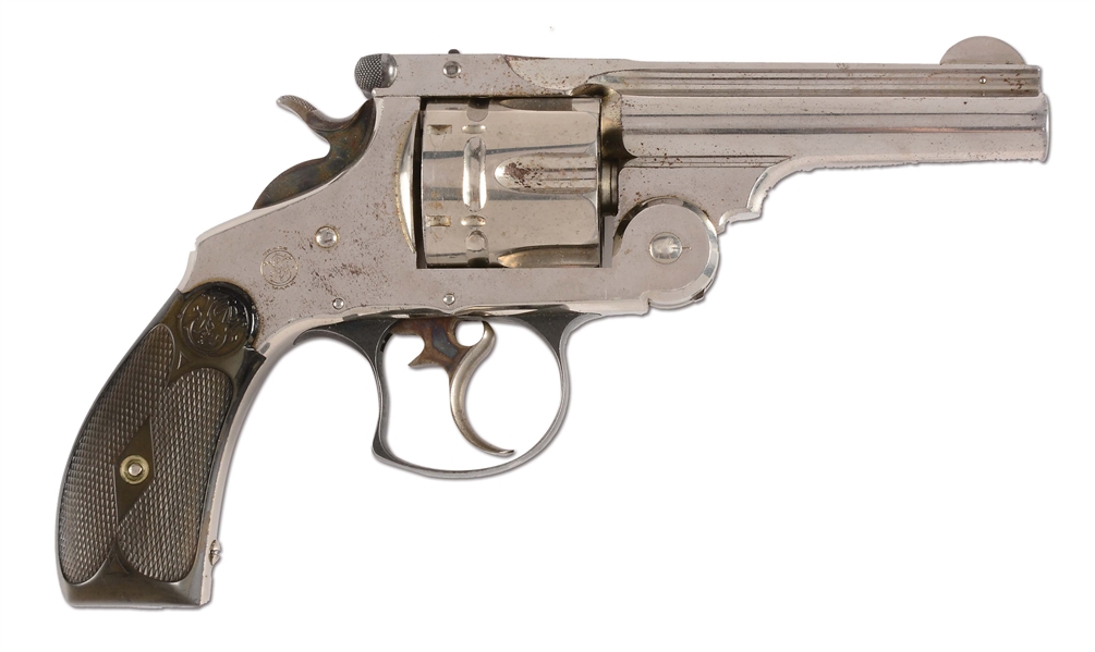 (A) SMITH & WESSON FRONTIER DOUBLE ACTION REVOLVER. 
