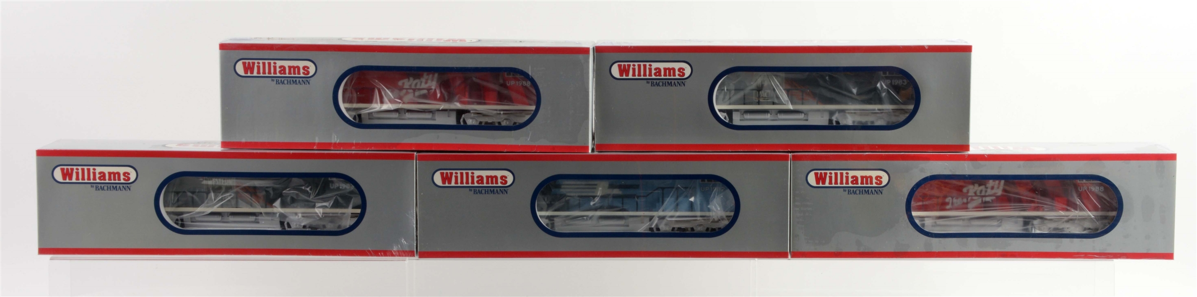 LOT OF 5: WILLIAMS SD90 POWERED LOCOMOTIVES.