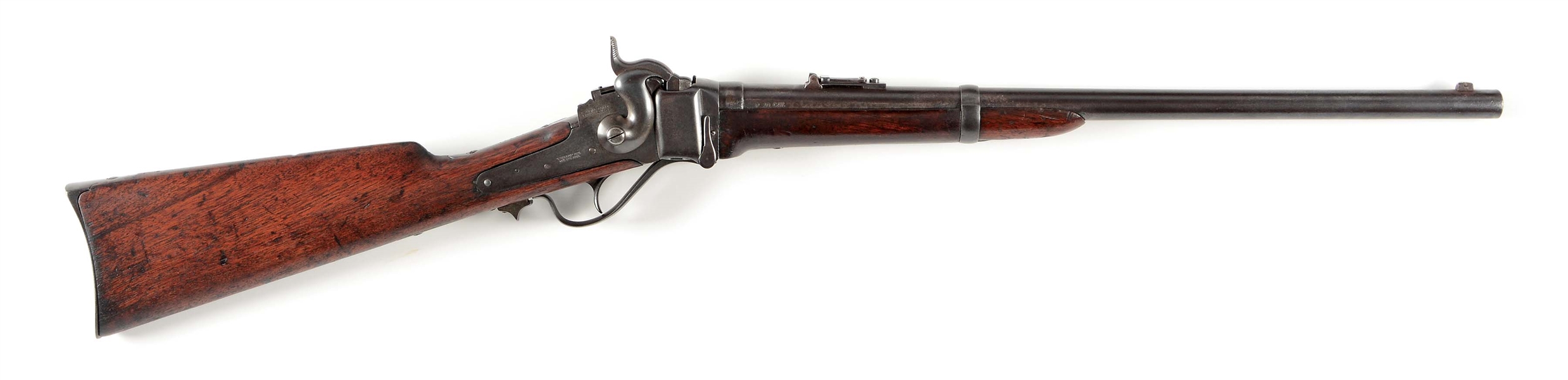 (A) 10TH CAVALRY MARKED SHARPS MODEL 1863 CONVERSION BREECHLOADING CARBINE.