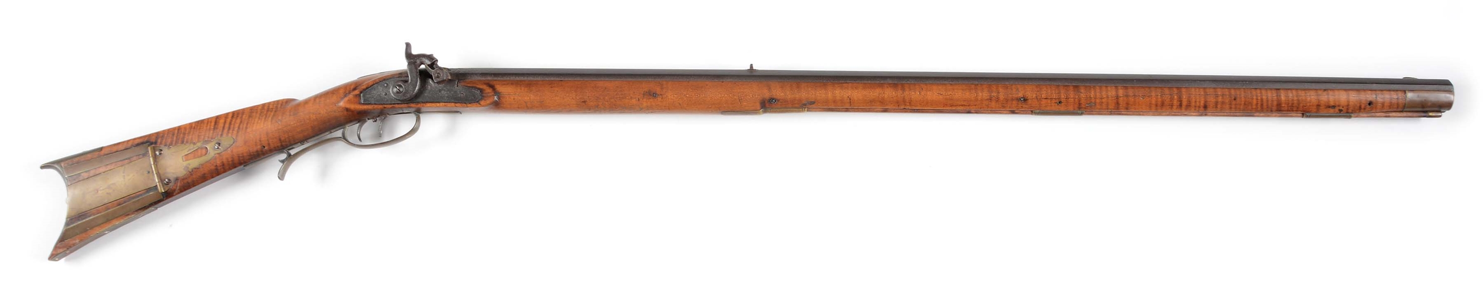 (A) SOWERS & SMITH PERCUSSION KENTUCKY RIFLE.