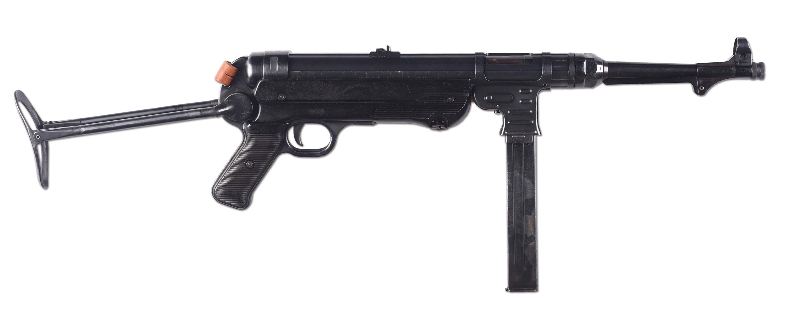 (N) EXCEPTIONAL CONDITION GERMAN MP-40 ON WILSON REGISTERED TUBE MACHINE GUN (FULLY TRANSFERABLE).