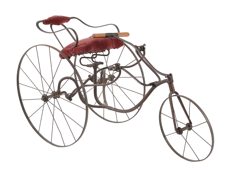 VERY EARLY TURN OF THE 20TH CENTURY 3 WHEEL PEDAL TOY. 