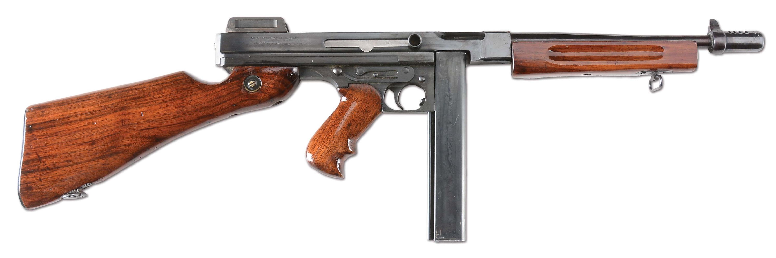 (N) AUTO ORDNANCE THOMPSON M1A1 MACHINE GUN AS REACTIVATED BY MARANA ARMS (FULLY TRANSFERABLE).