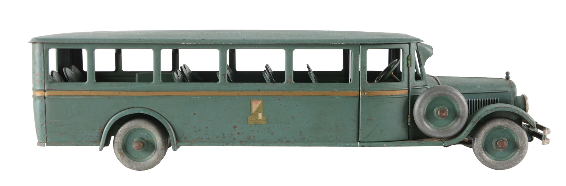 PRESSED STEEL BUDDY L TOURING BUS. 