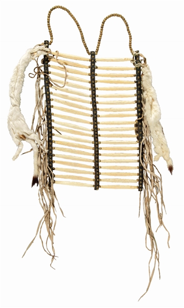 MANS PLAINS INDIAN BREASTPLATE.