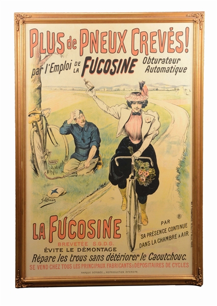 GIL BAER (FRENCH, 1859-1931) LA FUCOSIN FRENCH ADVERTISING POSTER.  