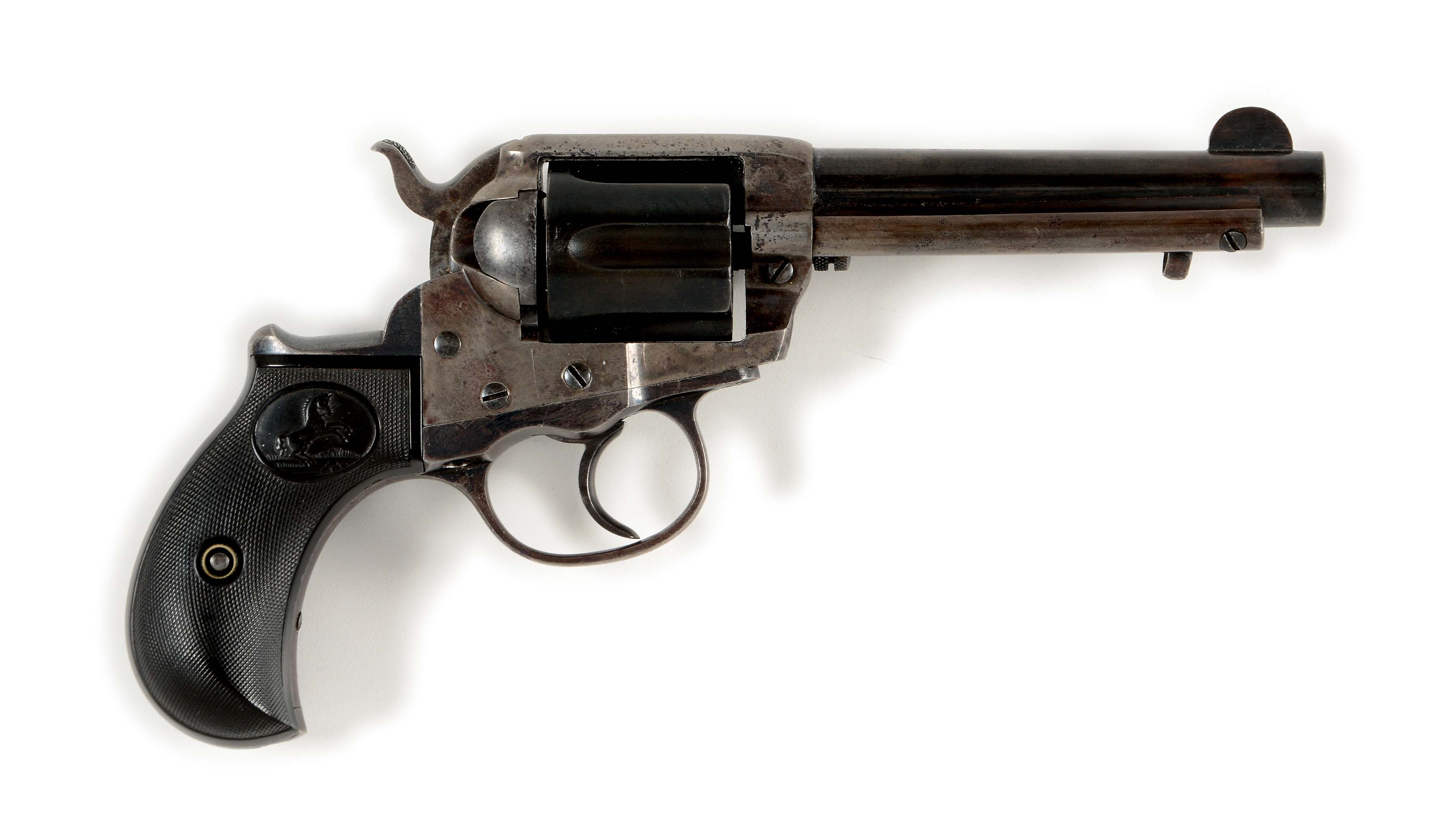 (C) COLT MODEL 1877 LIGHTNING DOUBLE ACTION REVOLVER (1907).