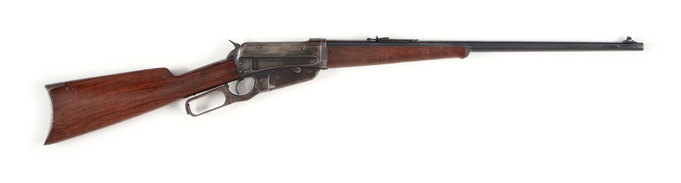 (C) WINCHESTER MODEL 1895 TAKE DOWN LEVER ACTION RIFLE (1915).