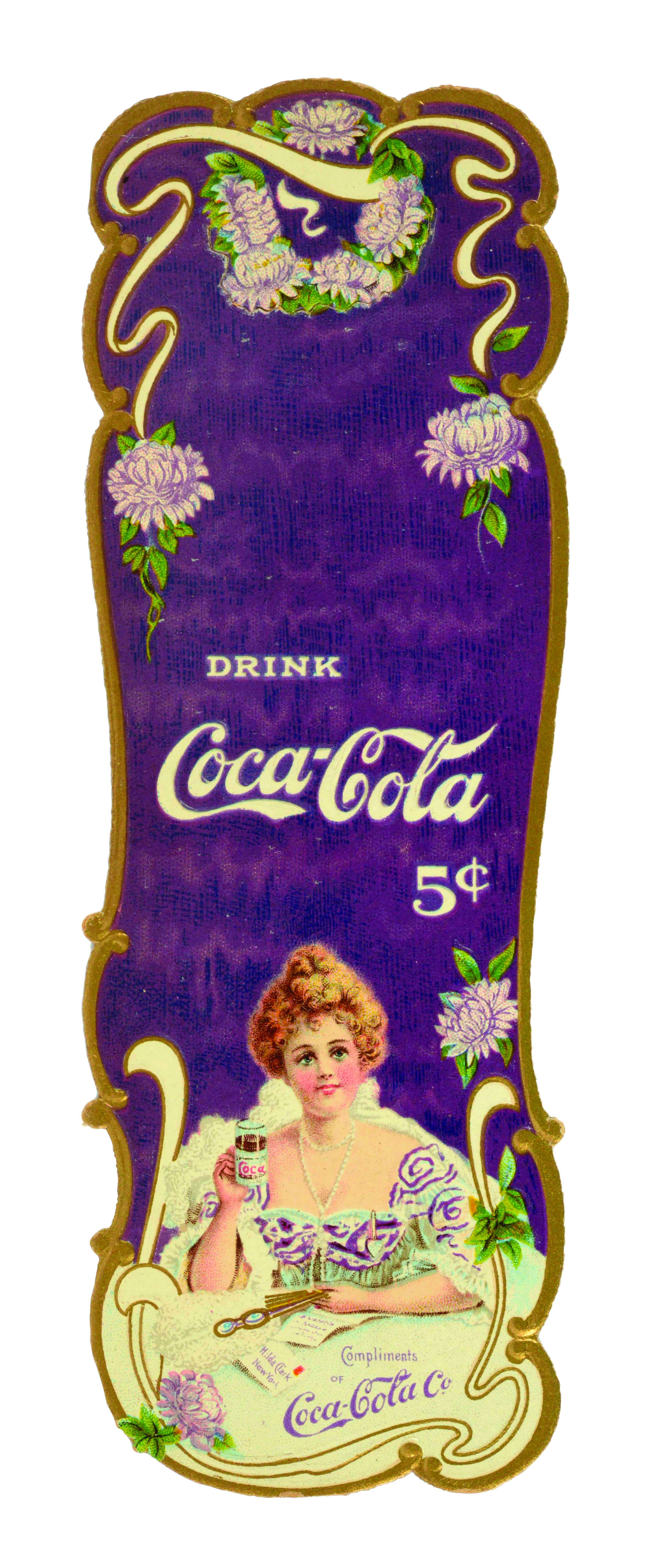 1903 Coca-Cola Bookmark.