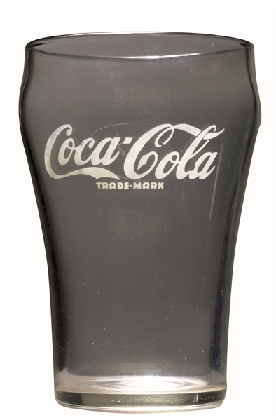 1941 - 1946 COCA-COLA BELL GLASS.