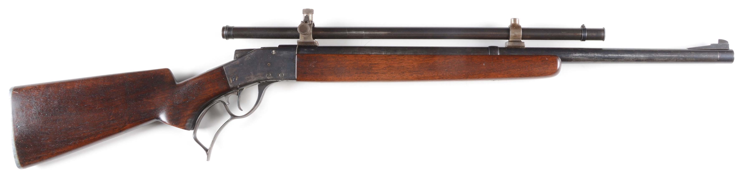 (A) CUSTOM SHARPS MODEL 1878 SINGLE SHOT RIFLE.