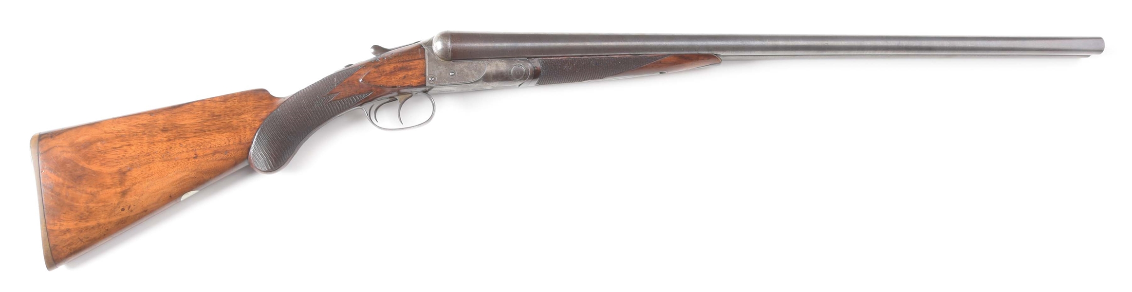 (A) ORIGNAL COLT MODEL 1883 SIDE BY SIDE 10 GAUGE HAMMERLESS SHOTGUN.