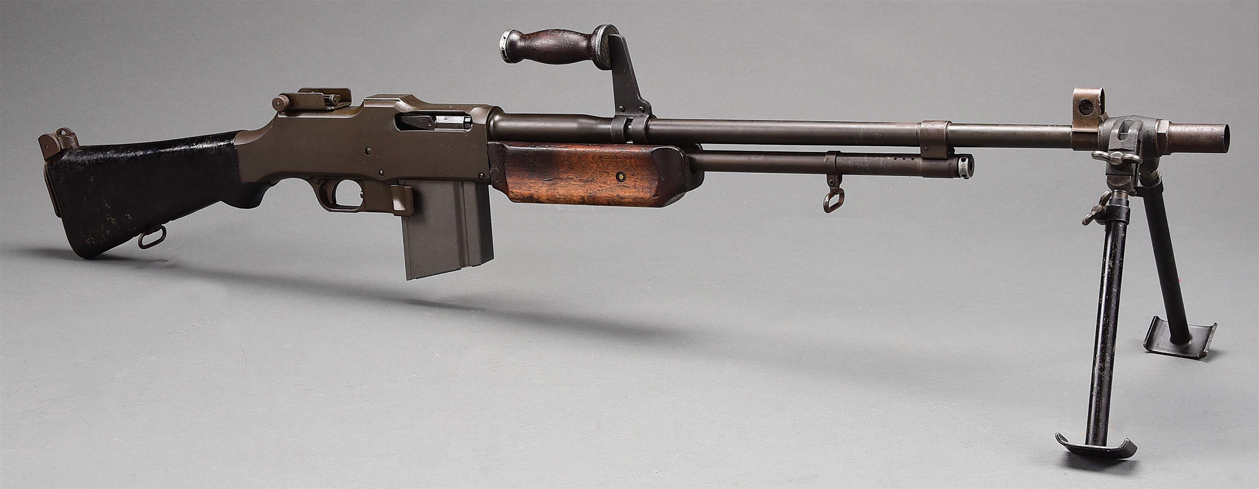 (N) OUTSTANDING AND RARE ORIGINAL LEND-LEASE ROYAL TYPEWRITER MODEL 1918A2 BROWNING AUTOMTIC RIFLE (B.A.R) MACHINE GUN (PRE-86 DEALER SAMPLE).