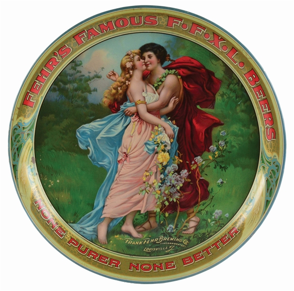 FEHRS FAMOUS BEERS ADVERTISING TRAY. 