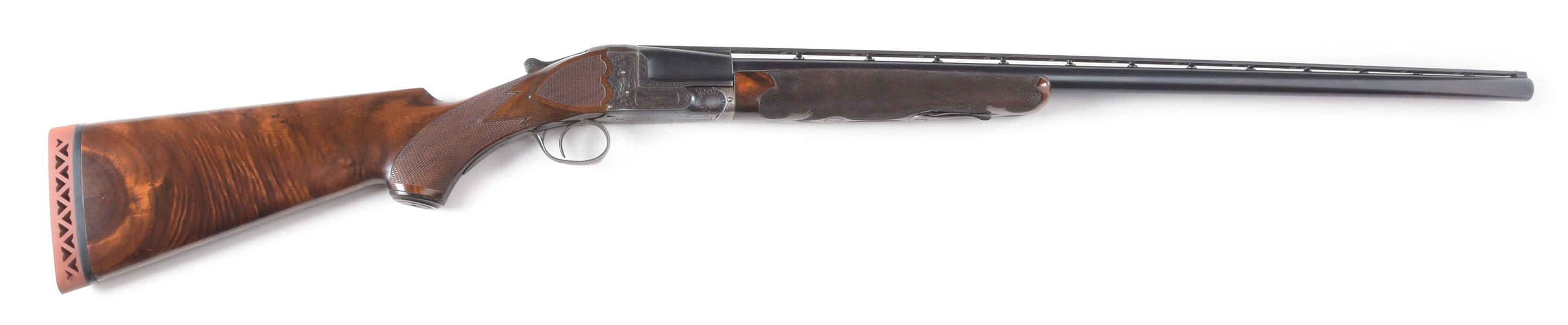 (C) BAKER GUN COMPANY "ELITE" GRADE SINGLE BARREL TRAP SHOTGUN.