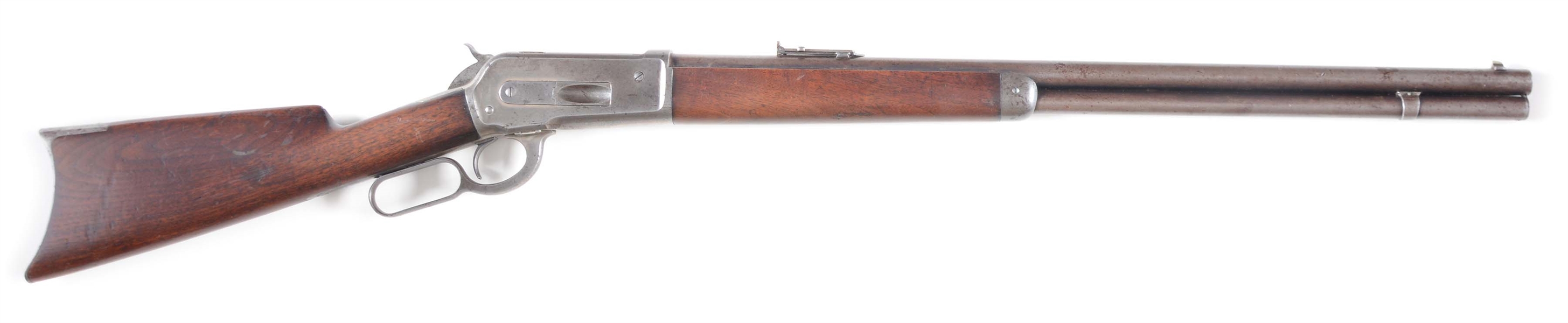 (A) WINCHESTER MODEL 1886 45-70 LEVER ACTION RIFLE (1892).