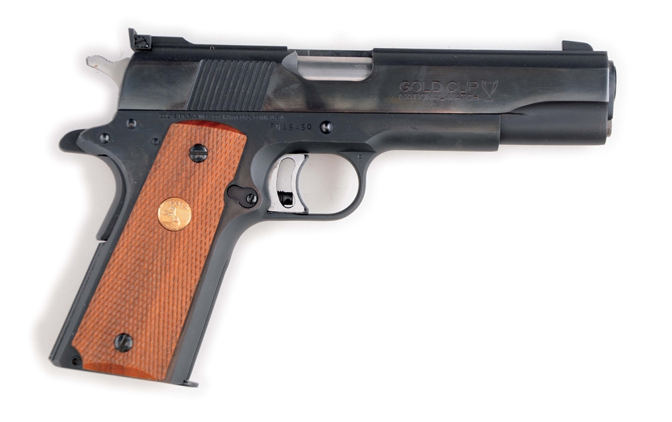(M) BOXED COLT GOLD CUP MODEL 1911 NATIONAL MATCH PISTOL.